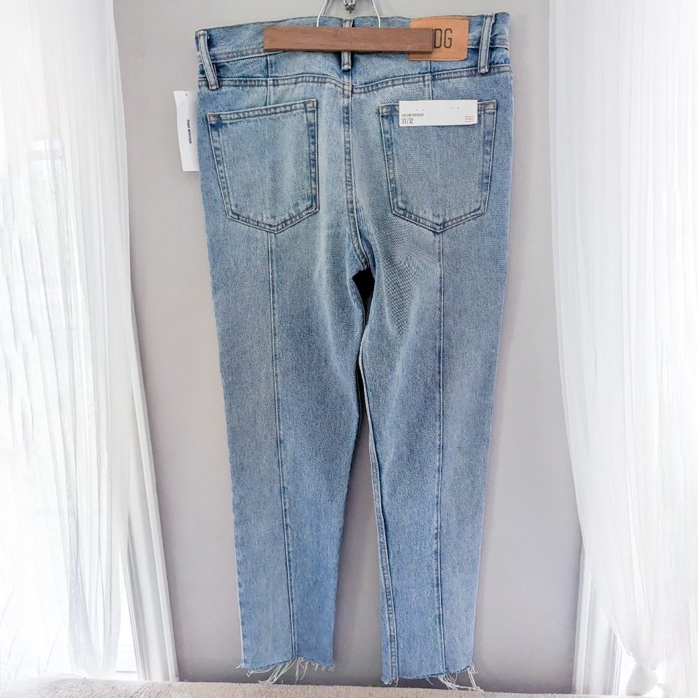 NWT Urban Outfitters BDG dad slim light wash jeans pieced tapered fit 31x32